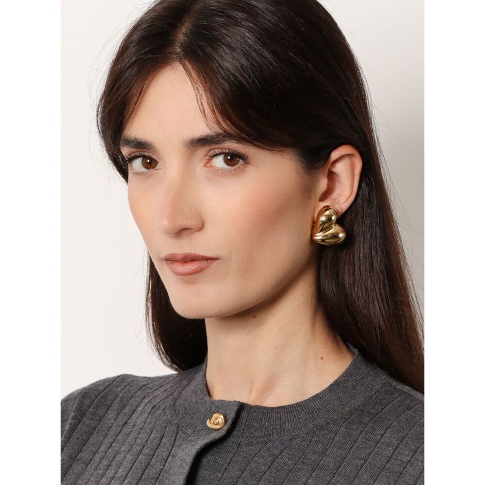 Bottega Veneta Women Silver Earrings - Picture 3 of 3